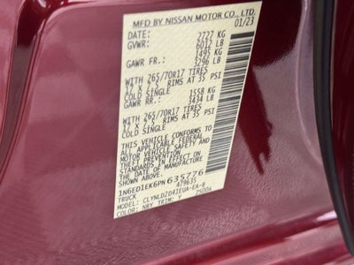 2023 Nissan Frontier PRO-4X