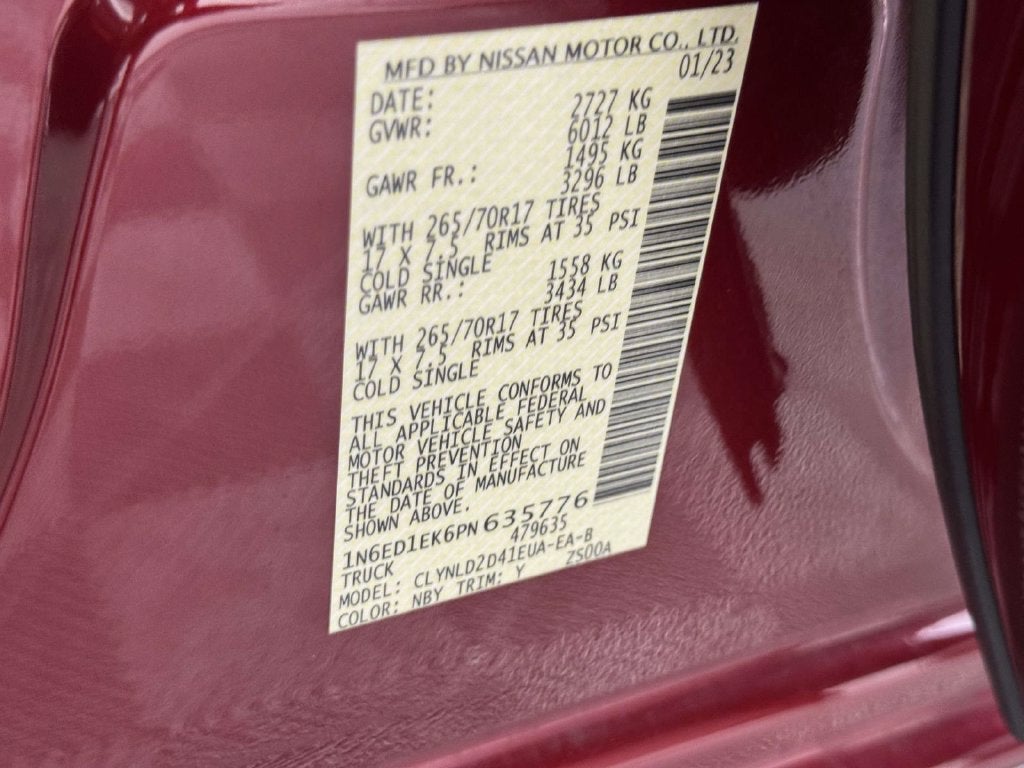 2023 Nissan Frontier PRO-4X
