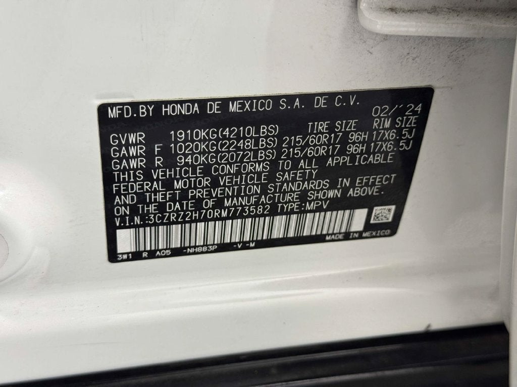 2024 Honda HR-V EX-L