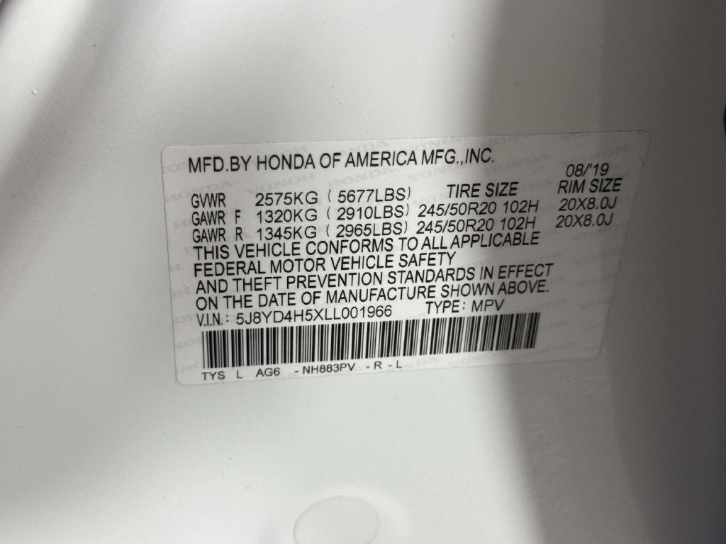 2020 Acura MDX Technology SH-AWD