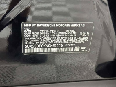 2022 BMW X3 xDrive30i