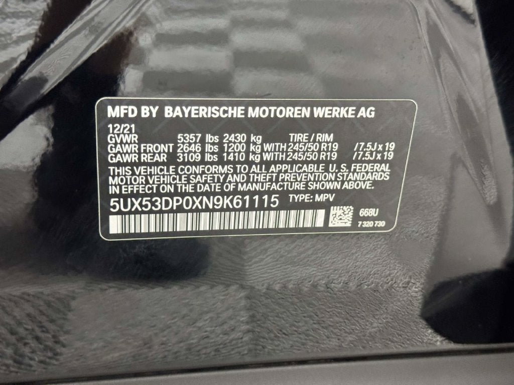 2022 BMW X3 xDrive30i