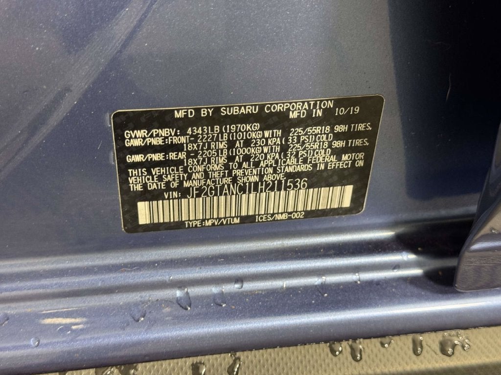 2020 Subaru Crosstrek Limited