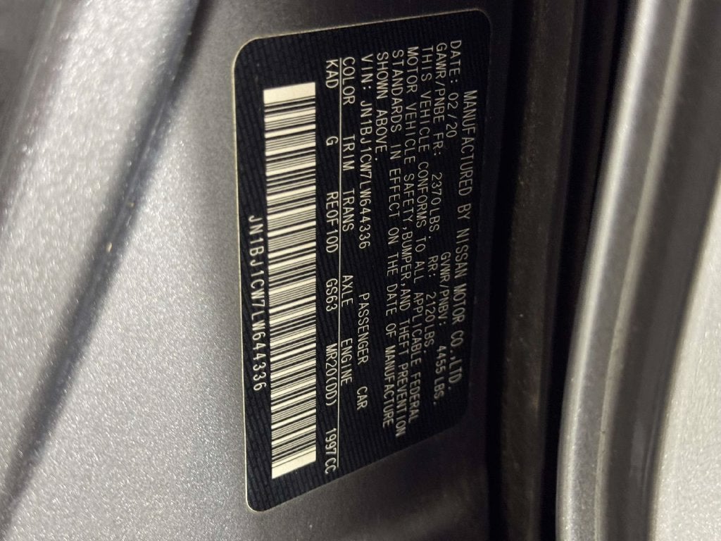 2020 Nissan Rogue Sport S