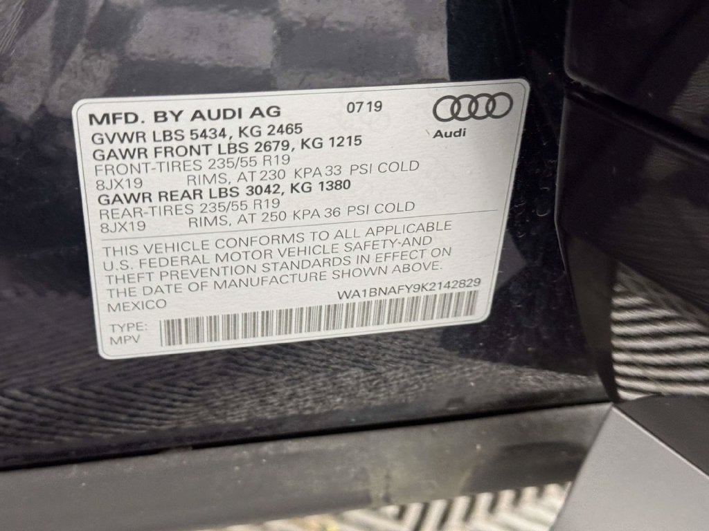 2019 Audi Q5 2.0T Premium Plus quattro