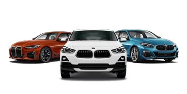 Red, white and blue BMW image icons. at Competition BMW of Smithtown in St. James NY
